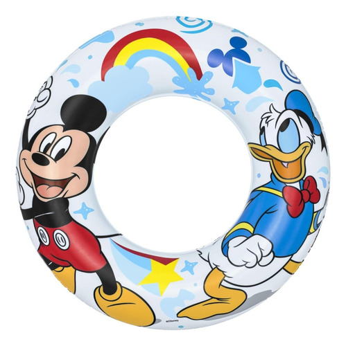 Salvavidas Bestway Infantil Dona Mickey Mouse Y Donald Mickey Mouse