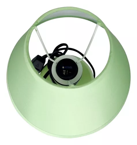 Lampara Para Escritorio Con Base Interruptor Mesa Portatil - Color Variante  Verde — Atrix