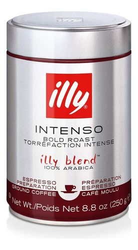 Illy Café Molido Espresso Tostado Oscuro, 8.8 Onzas (paque.