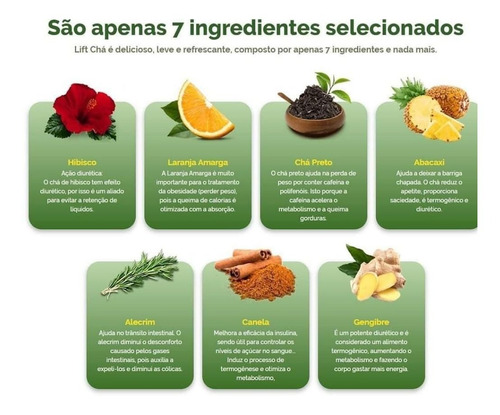 Lift Chá Detox Seca Tudo, Vendedor Oficial