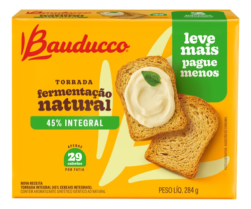 Torrada Integral Bauducco Leve Mais Pague Menos 284g