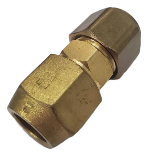 Niple Union Unidor 2 Tuercas Bronce 5/8 Tuberia Flexible
