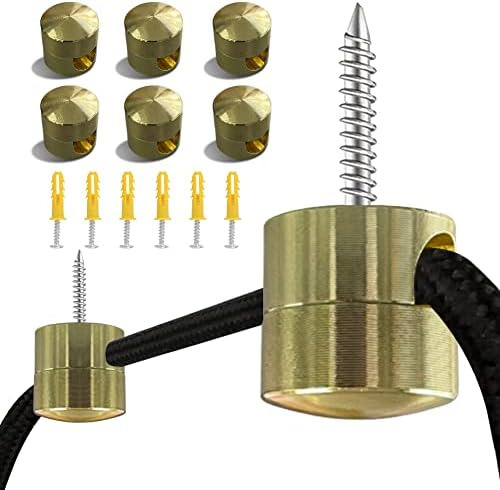 Paquete De 6 Ganchos De Techo Para Colgar Luces Colgantes De