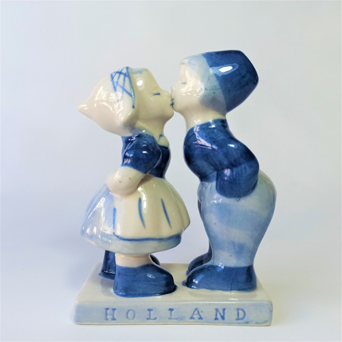 Figura En Porcelana Delft Blue Holandesa