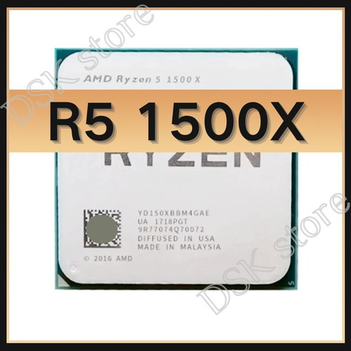 Processador De Cpu Amd Ryzen 5 R5 1500x 3,5 Ghz 4 Núcleos E