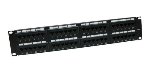 Patch Panel Ac5u8bbh48 Cat 5e 48 Ptos 19 Pulgadas Montaje/v