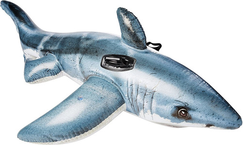 Intex Gran Tiburón Blanco Ride-on, 68 X 42 Pulgadas Para Las