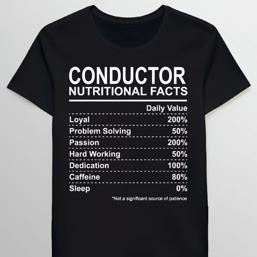 Remera Conductor Nutritional Facts 78440925