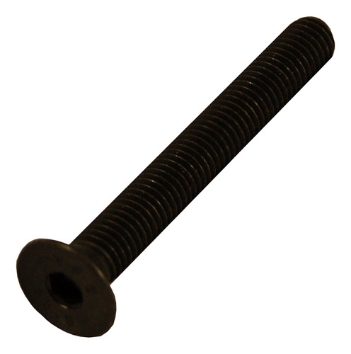 Metrica M6 x 50 mm Cabeza Plana Socket Cap Screw; Negro; 10