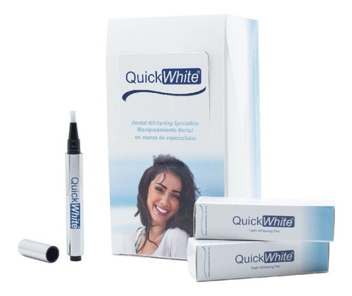 Lápiz Blanqueador Quickwhite Pen Original Peróxido De Hidrog