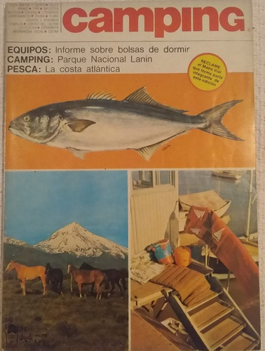 Revista Camping N°16 Nov 1970 -caza- Pesca- Armas- Turismo