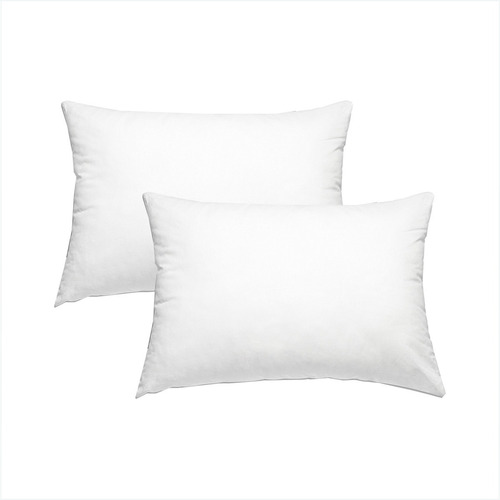 Pack X 2 Almohadas Julie Gray 70x40 Cm Fibra Siliconada Soft