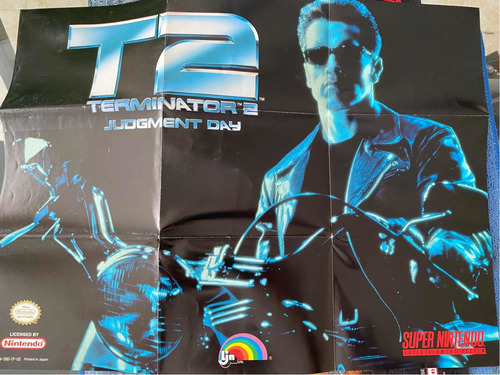 Póster Promocional Terminator 2 Judgement Day!!!snes