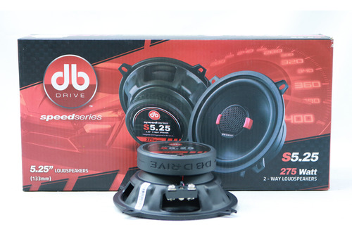 Bocinas Db Drive S5.25 Speed Series 275w Máx 5.25 55w Rms