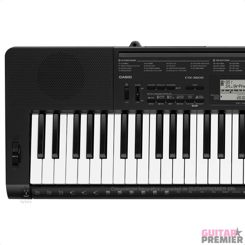 Organo Teclado Casio Ctk3500 Funda Pie Banqueta Fuente Pedal