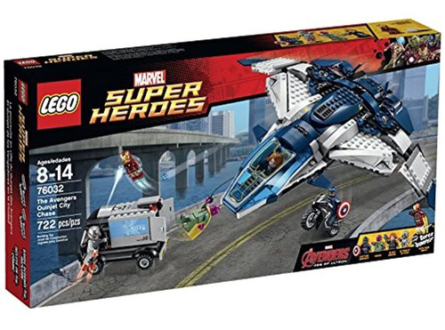 Figuras Lego De The Avengers, Quinjet City Chase