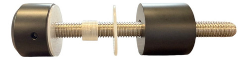 Herraje De Fijación Ace/inox 304 Vidrio-muro Negro Herralum