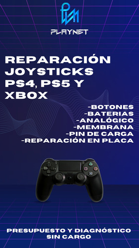 Reparacion Joystick Ps4, Ps5, Xbox, Analogicos, Pin, Caba