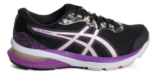 Zapatillas Asics Gel Nogoya 5 Mujer Running Negro