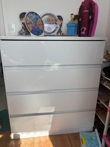 Cômoda 4 Gavetas Branco