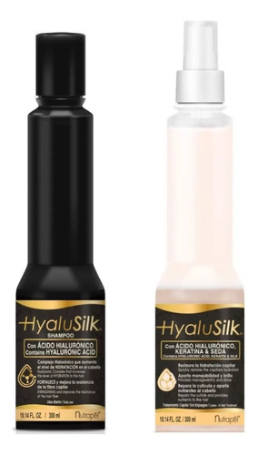 Nutrapel Hyalusilk Ácido Hialurónico Shampoo + Bifásico