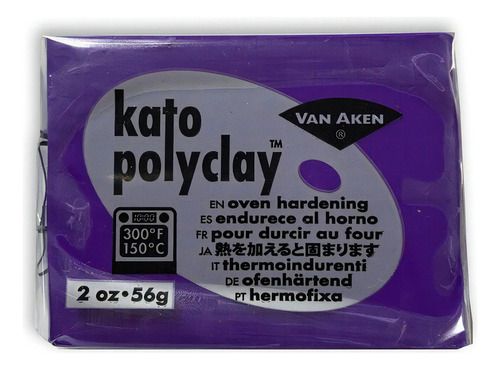 Arcilla Polimérica Van Aken Kato Polyclay 56 G Color Violeta (Violet)