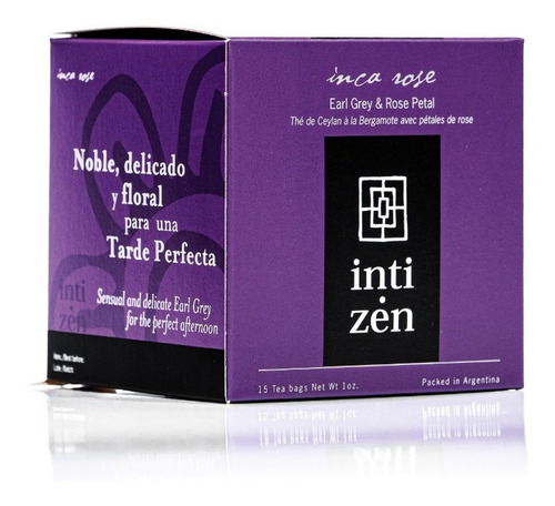 Imagen 2 de 4 de Te Inti Zen Caja 15 Saquitos 2 Gramos Inca Rose