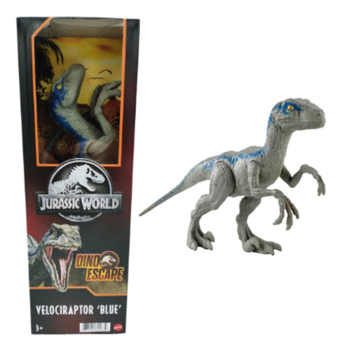 Dinosaurio Jurassic World Velociraptor Blue Mattel Ny41