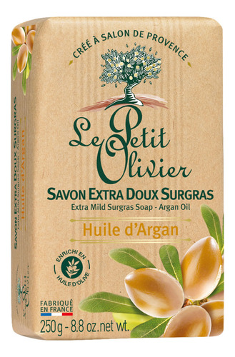 Le Petit Olivier Jabon Extra Suave Argan 250 G Andina Grains