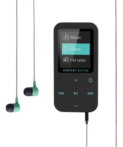 Mp4 Bluetooth Touch 8gb Pantalla Lcd Energy Sistem Color Negro / Mint