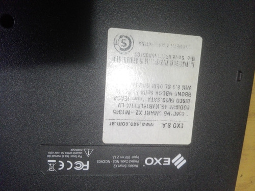 Notebook Exo Smart X2-m1345