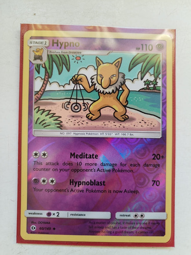 Hypno - 60/149 - Uncommon Reverse Holo Pokemon Tcg
