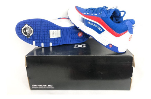 Tênis Dc Shoes Legacy 98 Slim Blue Red Original
