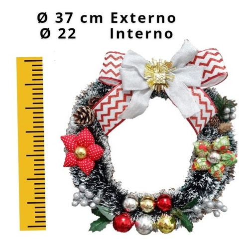Guirlanda De Natal Com Laços De Fuxico Em Tecido | MercadoLivre Guirlanda De Natal Com Laços De Fuxico Em Tecido | MercadoLivre