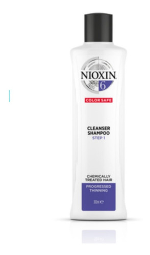 Nioxin Shampoo Cleanser Sist 6 300ml Anticaida Y Crecimiento