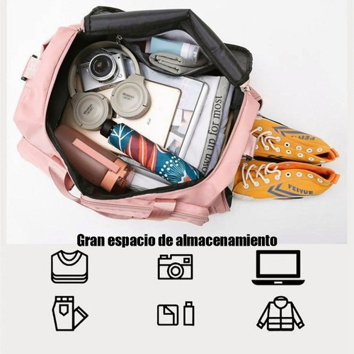 Ddmispo Maleta Gym Deportiva Bolsa Mujer Viaje Mochila