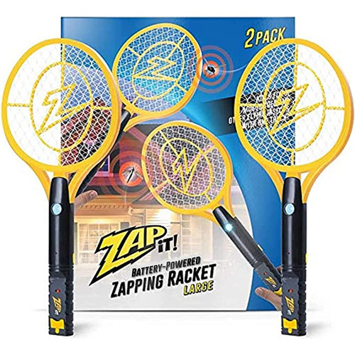 Zap It Bug Zapper - Raqueta De Exterminador De Insectos Con