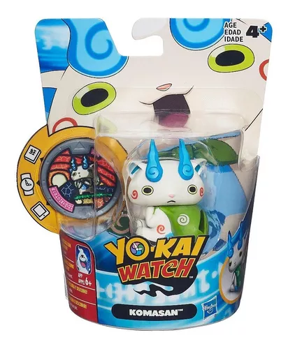 Boneco Yo Kai Watch Com Medalha Komasan Hasbro B5937