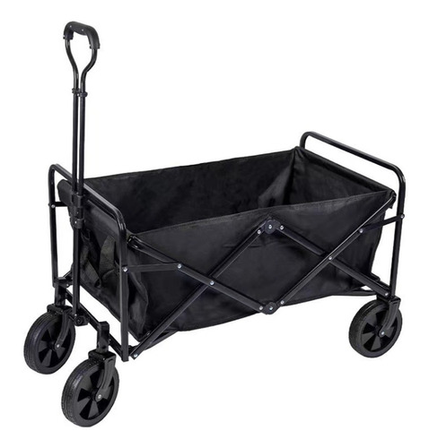 Carro Multiusos Plegable Carga Organizador Logon Negro Chico