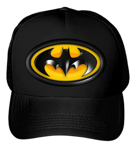 Gorra Negra Batman Logo Varios Modelos Unisex Ajustable