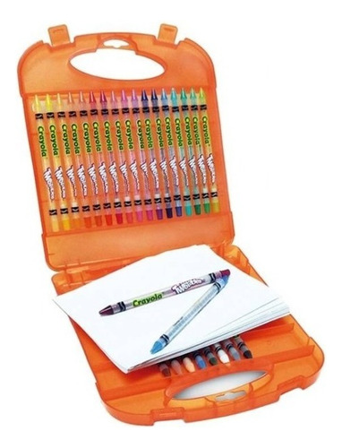 Set De Dibujo Crayola Maleta 25 Colores + 40 Hojas 20x15