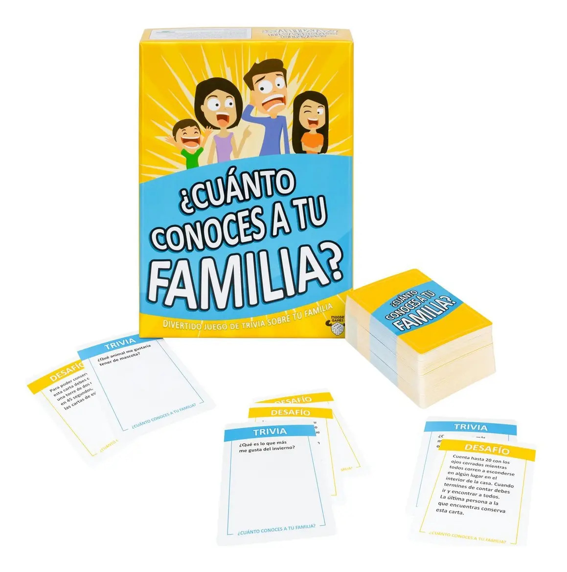 Juego de mesa Cuánto Conoces a Tu Familia Moose