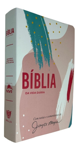 Bíblia de estudo Joyce Meyer - Abstrata, de Sociedade Bíblica Internacional / Joyce Meyer. Editora Bello Publicações, capa mole em português