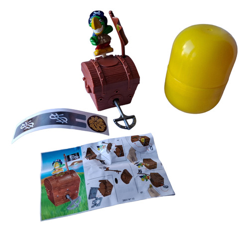 Maxi Kinder Pirata Con Cartina Juguete 3 K01 N° 10