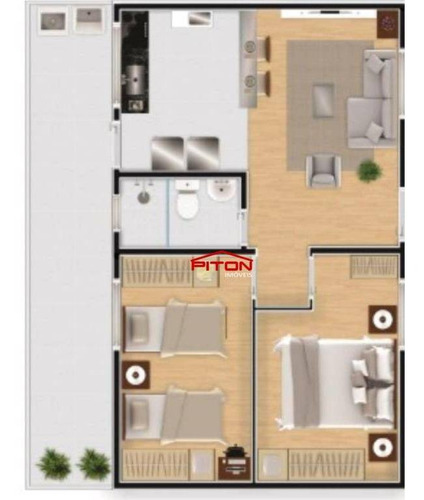 Imagem 5 de 7 de Studio Com 1 Dormitório À Venda, 34 M² Por R$ 183.000,00 - Vila Guilhermina - São Paulo/sp - St0015