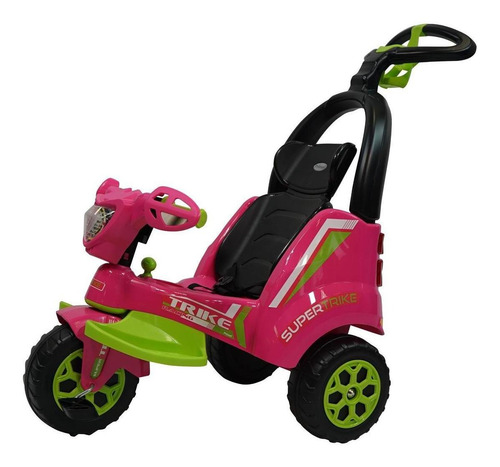 Imagen 8 de 8 de Triciclo multifuncional Prinsel Super Trike rosa