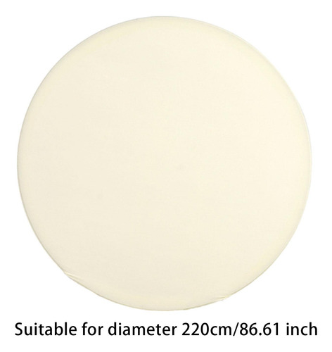 Telón De Fondo Redondo Elástico Para Beige 220 Cm
