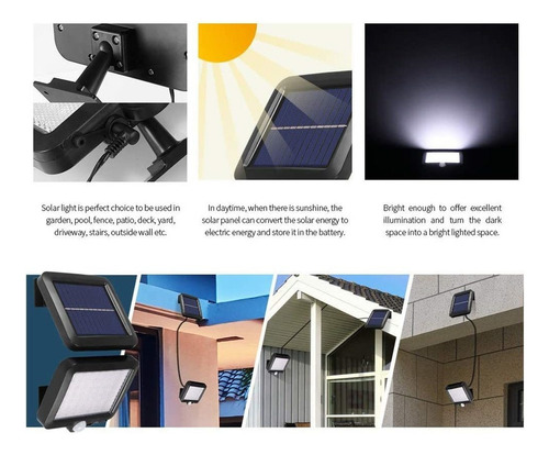 Tipo Rachado Luz Solar, Com Sensor, Tipo Separado .