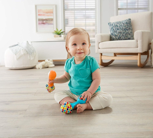Fisherprice Rattle N Rock Maracas Azul-laranja
