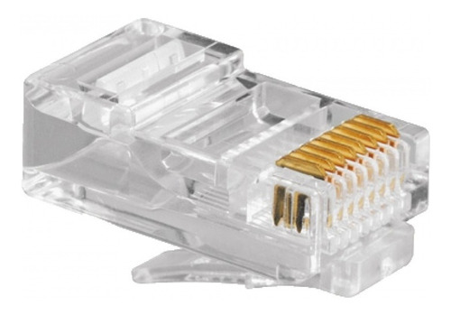 Conector Rj45 Cat6 , 10 Unidadesfactura/boleta